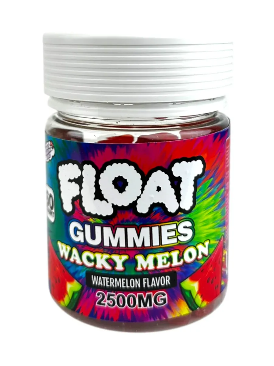 Wacky Melon Float Smart D9 Blend Gummies 2500mg