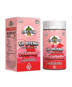 Strawberry Cactus Labs 5D Jar Gummies 3000mg