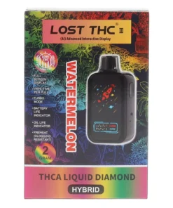 Watermelon Lost THC THC-A Liquid Diamond Disposable 2G