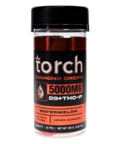 Watermelon Torch Diamond Drops Gummies 5000mg
