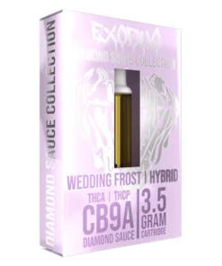 Wedding Frost Exodus CB9A+THCA+THCP Diamond Sauce Cartridge 3.5G