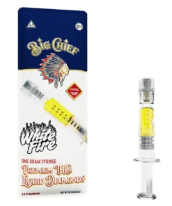 White Fire Big Chief Syringe Premium THCA Liquid Diamond 1G
