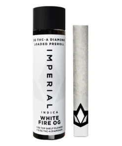 White Fire OG Imperial THCA Diamond Loaded Pre-Roll 2G