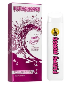 White Gold Flying Horse THCP Blend Disposable 2.5G