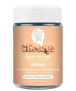 White Peach Berry Sili x URB THCP | D9 | HTE Vegan Gummies 9000mg 30ct