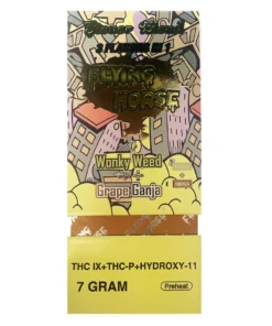 Wonky Weed | Grape Ganja Flying Horse Stoner Blend Disposable 7G