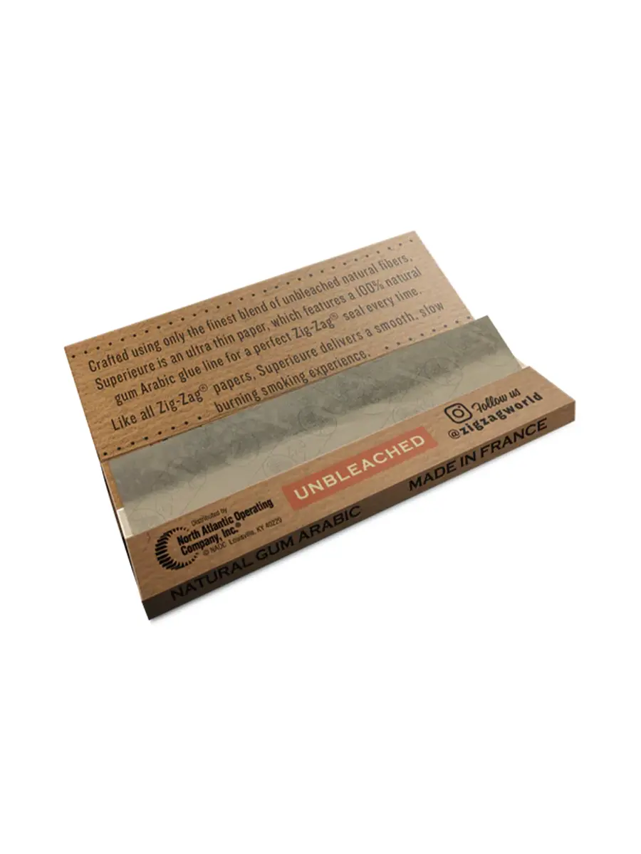 Zig Zag Unbleached Rolling Papers 1 1/4 - Image 2