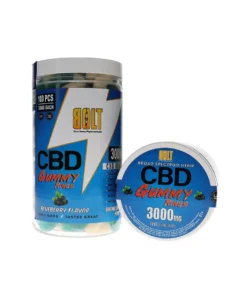 Blueberry Bolt CBD Gummy Rings 3000mg