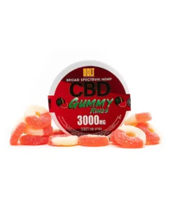 Watermelon Bolt CBD Gummy Rings 3000mg