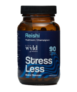 Alternative view of Stay Wyld Organics – Reishi Mushroom Capsules (Bottle of 90)