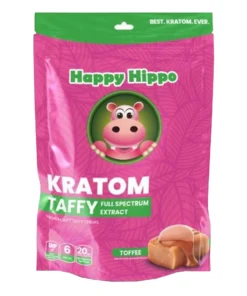 Happy Hippo Kratom Extract Taffy Toffee 6pcs