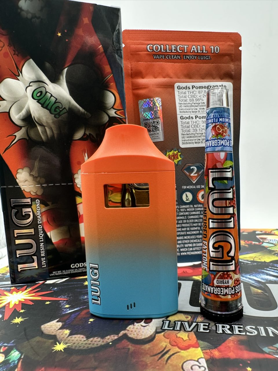 Buy v3 luigi cart weed packaging 2g vape Online – ZAZA Dispo
