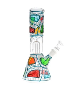8″ Mozayka Beaker Base Water Pipe