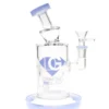 9″ Mini Mine Perc Dab Rig by Diamond Glass