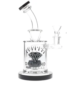 6″ Cabo Tire Perc Dab Rig by Diamond Glass