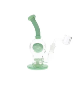 Alternative view of 8″ NEU Concentrate Rig Showerhead Globe Water Pipe