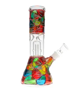 8″ Mosaic Beaker Base Water Pipe