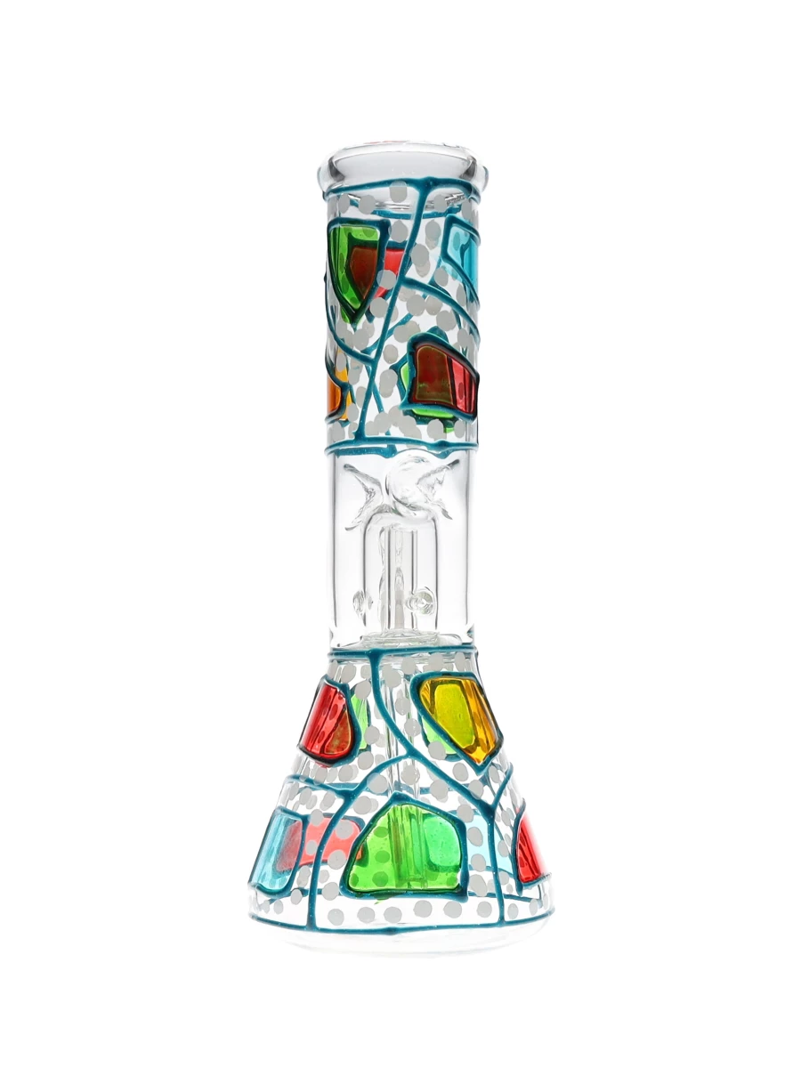 8″ Mozayka Beaker Base Water Pipe - Image 9