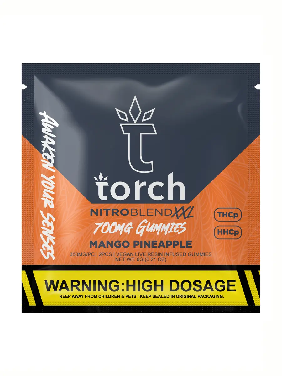 Mango Pineapple Torch Nitro Blend XXL Gummies 700mg